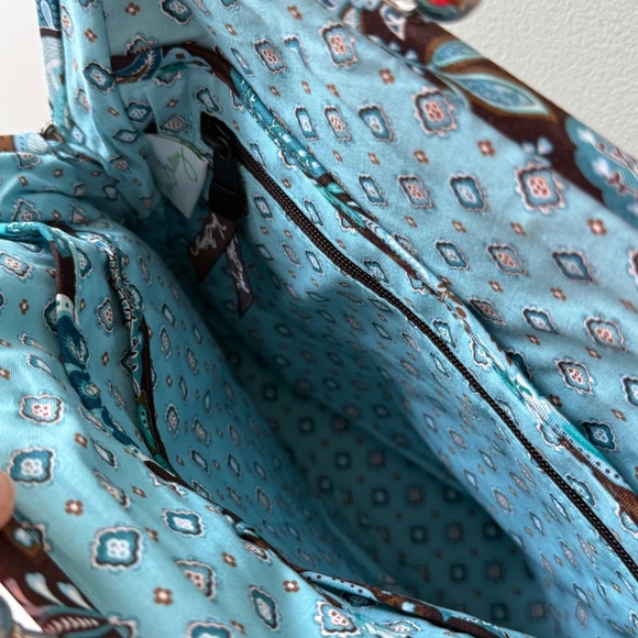 Vera Bradley Retired Java Blue Alice Purse - Picture 4 of 5